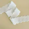 En Stock Algodón Blanco Encaje Bordado Adorno de Encaje Algodón Puro Encaje DIY Hueco Accesorio de Ropa Estilo Pequeño Chanel