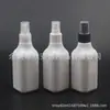 Botella Pulverizadora Cuadrada Blanca 200ml Botella Pulverizadora de Rocío Puro Botella Pulverizadora de Presión 200ml Botella Pulverizadora de Alcohol Botella de Agua Floral