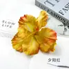 Flor de Iris Simulada Cabeza de Flor de Alicia Headdress DIY Pasador Accesorios de Flor Prop para Ramo de Boda Decoración de Pared de Flores