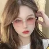 Gafas de Sol Kedun de Doble Puente para Mujer, Gafas de Sol con Protección UV, Moda Trendy 2022 para Rostro Redondo, Gafas de Sol de Celebridad de Internet, Cóncavas