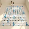 Alfombrilla impermeable para baño, alfombrilla para pies de ducha, alfombrilla antideslizante para baño, bañera de hotel, alfombrilla de suelo anticaídas para entrada de inodoro
