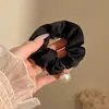 Lazo para el cabello dulce de tamaño grande que no daña el cabello, con estilo perezoso y suave para la cabeza, con lunares, perfecto para el verano