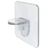 Gancho Adhesivo Transparente Gancho Sin Perforación Sin Marcas Gancho de Adhesivo Fuerte Gancho Sin Clavo Nano Estante de Pared para Colgar Almacenamiento Pegatina de Almacenamiento