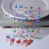 Pegatinas 3D para Uñas de Estrella de Mar, Pez Dorado y Gelatina para Decorar Uñas, Computadora, Funda de Teléfono, Ipad y Pegatinas para Agenda