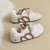 Tênis de Treino Feminino Multicor com Design Exclusivo para Outono e Inverno, Sapatos Esportivos Casuais Planos Versáteis, Tênis de Algodão Feminino