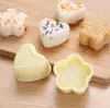 Molde para sushi con forma de flor de ciruelo, ideal para hacer bolas de arroz para bebés. Herramientas para hacer sushi con arroz Laver.