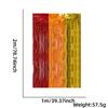 Verde, Azul y Morado Empalme Tricolor Cortina de Lluvia de Seda Decoraciones para Fiestas Suministros Carnaval Rojo Naranja Oro Cortina de Puerta de Seda de Lluvia Decoración Colgante