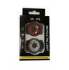 Luz trasera de bicicleta transfronteriza, nueva, de aleación de aluminio, para casco, luz de advertencia para conducción nocturna, luz delantera LED para bicicleta de montaña, luz trasera