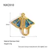 Bestseller transfronterizo: Collar colgante desmontable DIY bañado en oro con piedra natural y nácar, varios estilos de dijes, joyería de acero inoxidable