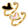 Anillo Abierto de Circonita con Forma de Corazón Estilo Minimalista Ins Europeo y Americano, Diseño de Nicho, Anillo de Lujo Ligero, Anillo de Dedo del Pie, Joyería Personalizada para la Mano