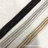 Fabricantes de Taobao cinta de encaje de cadena de 1,5 cm dorada y plateada cadena de cobre hecha a mano cadena de encaje accesorios para vestidos DIY