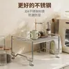 Estante de Almacenamiento para Encimera de Cocina, Estante Divisor de Almacenamiento por Capas, Estante Pequeño para Guardar Platos y Condimentos en el Gabinete