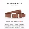 Cinto de Couro Moda Feminina Versátil Decorativo de Alta Qualidade para o Dia a Dia Calças Casuais Femininas Acessórios Estilo Coreano