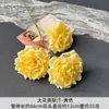 Flores Artificiais Amarelas para Arranjos de Casamento, Decorações de Local de Casamento, Decorações de Janela de Casa, Decorações de Corredor com Flores Artificiais, Flores Artificiais
