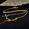 Corda para Colar Trançada Artesanal de Xizang Cordão com Pingente Multicolorido Venda Quente Cordão Vintage com Borla Cordão para Pendurar Joias Populares
