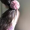 Doce Lazy Style Caro Mesmo Estilo Super Fada Flor Rosa Elegante Tubarão Grampo de Cabelo Headpiece Headpiece Headpiece Cabelo Flor Headpiece