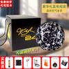 Celebridade da Internet Bola de Basquete Luminosa Presente de Dia dos Namorados Chinês para Meninos Bola de Basquete Refletiva Genuína Caixa de Presente para Meninos Gravação Gratuita