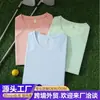 26 Novas Camisetas Esportivas de Golfe de Manga Curta para Homens e Mulheres Respiráveis de Secagem Rápida Proteção Solar Ke Longseco Golfe Gola Redonda