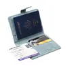 Estuche de pasaporte RFID hecho a medida transfronterizo, cuero PU, multifuncional, puede contener tarjetas SIM y documentos, portapasaporte anti-escaneo