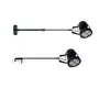 Foco Led para Vitrina Spotlight de Brazo Largo Pinza Boca de Tigre Foco de Riel 35W para Tienda Boda Uso Comercial Montaje Superficial