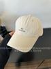 Gorra de béisbol Liangfang de algodón lavado con letras pequeñas bordadas, estilo americano, para hombre y mujer, con cuentas curvas