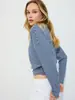 Bestseller transfronteiriço europeu e americano: camiseta listrada de manga longa ombro a ombro, estilo casual e relaxado, top básico versátil e que afina