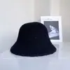 Nuevo Gorro de Punto de Color Sólido Estilo Coreano para Mujer, Sombrero de Pescador Casual Versátil de Invierno, Sombrero de Cubo Cálido