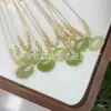 Pingente de Paz de Jade Hetian Natural com Jade Água Clara, Símbolo de Riqueza, Iluminação, Cadeado de Nuvem Auspiciosa, Pingente Pixiu que Vira Sorte