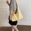 Bolsa de Lona con Estrellas y Cordón Estilo Coreano para Mujer, Bolso de Hombro Versátil de Gran Capacidad, Bolso Cruzado Plegado Nuevo 2026
