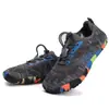 Zapatos de playa de verano para niños transfronterizos, zapatos de natación de punto volador de corte bajo, zapatillas deportivas para fitness y running, zapatos para vadear y seguir arroyos, venta al por mayor de fabricante