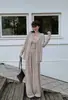 26 Nuevo Estilo Otoño Estilo Perezoso Cárdigan con Solapa Ropa de Punto para Mujer Suelto Botón Estilo Old Money Traje de Tres Piezas Principios de Otoño