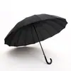Guarda-chuva Automático Longo com 24 Varetas para Negócios com Impressão de Logo Personalizado, Guarda-chuva Dupla Face para Sol e Chuva, Atacado