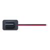 Cable adaptador de enchufe hembra para costura de alta calidad al por mayor producto de calefacción eléctrica traje de calefacción saliente pieza calefactora cable de alimentación CC