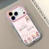 Shunfengshuncaishen Adequado para iPhone 17 Pro Max Capa de Celular Espelhada Cor Creme Óleo 16 Novíssimo 15 Desenho Animado 14 Peças