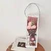Dia dos Namorados, Dia das Mães, Novo Buquê de Flores de Sabão de 3 Peças, Caixa de Presente com Cravos Artificiais para Professores e Clientes