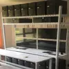 Estante de Almacenamiento para el Hogar Caja de Computadora de Metal Desnudo para Estudio Soporte para Placa Base Estante de Ángulo de Acero para el Hogar Estante Principal para Mover Ladrillos