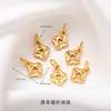 Venta directa de fábrica de colección de accesorios de oro genuino, componentes para joyería DIY hechos a mano semiacabados, cuentas espaciadoras, accesorios para pulseras y collares