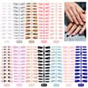 Caja de Set de Puntas para Uñas Manicura Sólida Color Mate con Brillo Estilo Francés de 288 Piezas, el Más Vendido de Amazon