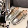Mules de Plataforma de Moda de Nicho para Verano 2025 para Mujeres Bajitas, Punta Cerrada, que Aumentan la Altura, Pantuflas Frescas Estilo Chanel para Mujeres