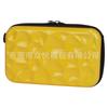Bolsa de cosméticos simples de cor sólida para atacado, bolsa de mão pequena e fresca, bolsa de armazenamento com aba de PVC, bolsa de lichia
