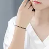 Pulsera de Hilo Rojo Tradicional con Perlas de Fortuna de Oro Puro 999, Perlas de Oro Duro 3D de Oro Puro, Regalo para Novia, Entrega Directa en Transmisión en Vivo
