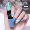 Nuevo Esmalte de Uñas Bicolor Dos en Uno, Sin Hornear, Secado Rápido, Impermeable, Larga Duración, No se Desvanece, Esmalte de Uñas en Stock para Amazon Transfronterizo