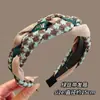 Diadema Linda con Dientes y Ala Ancha para Mujer, Adecuada para el Uso Diario y el Lavado de Cara, Estilo Coreano de Alta Gama, Accesorio para el Cabello Diadema de Lujo Ligero