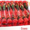 Cravo Rosa Flor de Sabão Flor de Sabão de Haste Única Dia dos Professores Dia dos Namorados Presente Pequeno Presente Criativo Promoção