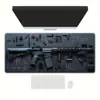 Alfombrilla de ratón popular transfronteriza Gun Gun Descomposición M4 Exportación Grande para Computadora Oficina Mesa Extendida