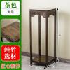 Estante de flores de madera maciza de imitación de caoba, estilo chino, para el hogar, sala de estar, mesa de flores antigua, estante de almacenamiento interior, estante de bonsái de olmo, venta al por mayor