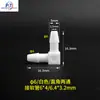 Impresora de Cama Plana UV Impresora Textil Conector de Tubo de Tinta Obstructor de Cartucho de Tinta Tipo T Tipo Y Conector de Rosca Interna Rosca Externa de Tres Vías