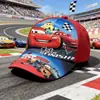 Boné de beisebol infantil para primavera e outono, design de carro de desenho animado, chapéu de sol para meninos, produto popular de comércio exterior, boné de proteção solar para meninas