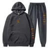 2025 Amazon Aliexpress Traje Deportivo para Hombre Sudadera con Capucha de Forro Polar Sudadera Más Fácil de Combinar Traje Deportivo Casual