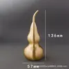 Atacado Latão Puro Cobre Cuia Artesanato Abertura Superior e Inferior Cuia Oca Feng Shui Ornamento Pendurado Acessórios